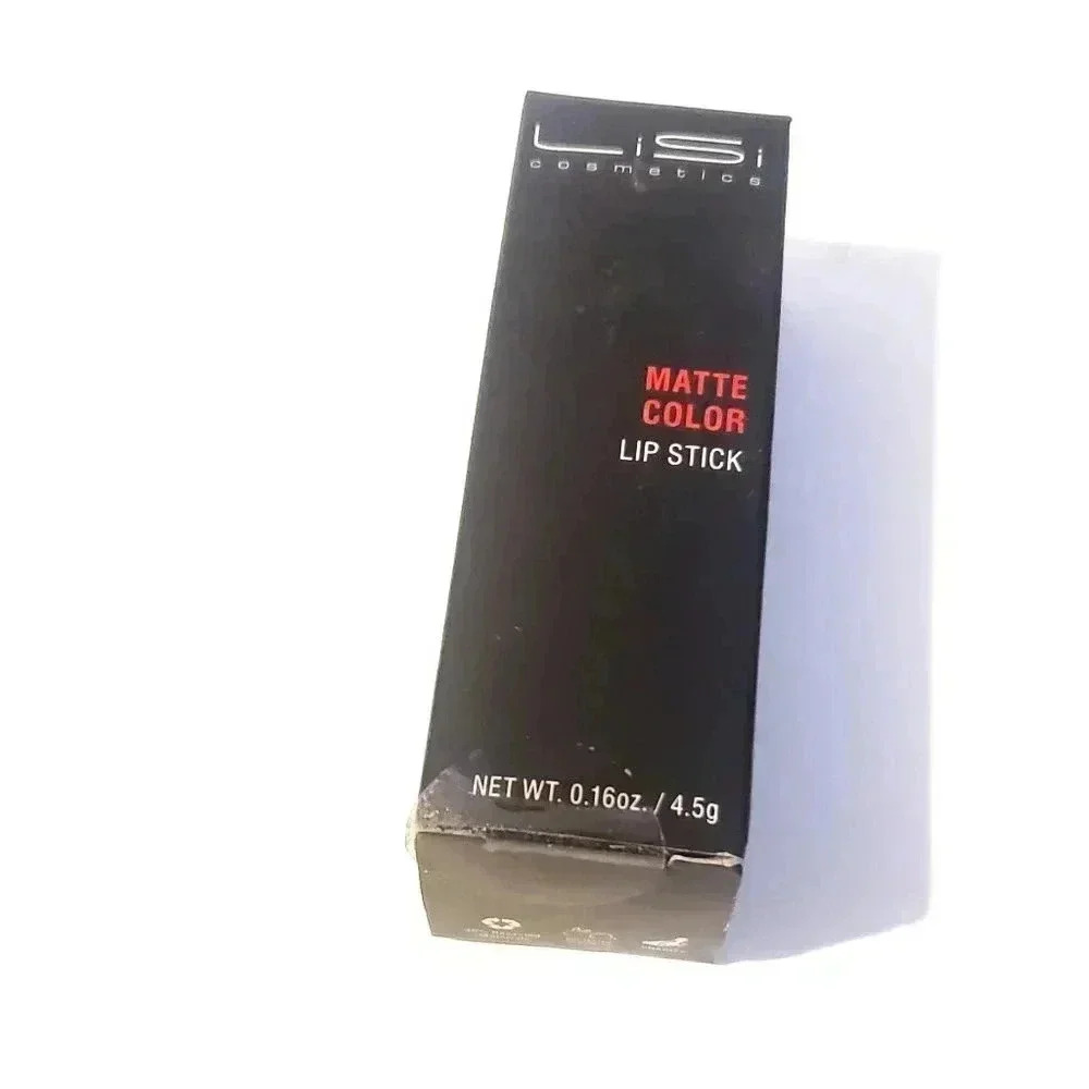 Lisi Cosmetics Matte Color Lip Stick 01 Superstar‎ NIB
